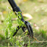 Maxbell Stand up Weeder Removal Tool Stainless Steel Weed Puller with Adjustable Rod Black
