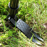 Maxbell Stand up Weeder Removal Tool Stainless Steel Weed Puller with Adjustable Rod Black