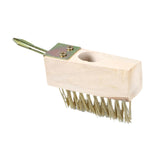 Maxbell Crack Weeder Wire Brush Grout Brush Cleaner for Patio Stones Pavers Driveway with Pointed Handle