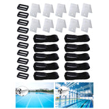 Maxbell Solar Cover Reel Attachment Set Wear Resistant for Swimming Pool 10 Sets