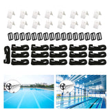 Maxbell Solar Cover Reel Attachment Set Wear Resistant for Swimming Pool 16 Sets