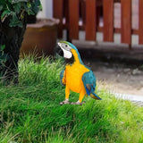 Maxbell Parrot Ground Stake Acrylic Sturdy Decorative Stake for Porch Courtyard Lawn