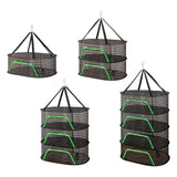 Maxbell Outdoor Hanging Drying Net Sturdy Multifunction for Tea Tableware Dried Fish Single layer