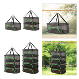 Maxbell Outdoor Hanging Drying Net Sturdy Multifunction for Tea Tableware Dried Fish Single layer