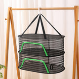 Maxbell Outdoor Hanging Drying Net Sturdy Multifunction for Tea Tableware Dried Fish Double Layer