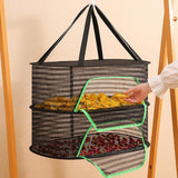 Maxbell Outdoor Hanging Drying Net Sturdy Multifunction for Tea Tableware Dried Fish Double Layer