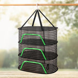 Maxbell Outdoor Hanging Drying Net Sturdy Multifunction for Tea Tableware Dried Fish Three Layer