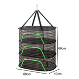 Maxbell Outdoor Hanging Drying Net Sturdy Multifunction for Tea Tableware Dried Fish Three Layer