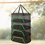 Maxbell Outdoor Hanging Drying Net Sturdy Multifunction for Tea Tableware Dried Fish Four Layer