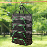 Maxbell Outdoor Hanging Drying Net Sturdy Multifunction for Tea Tableware Dried Fish Four Layer
