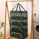 Maxbell Outdoor Hanging Drying Net Sturdy Multifunction for Tea Tableware Dried Fish Four Layer