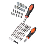 Maxbell Ratchet Screwdriver Tool Sturdy High Strength Steel Narrow Space Screwdriver 20 Piece