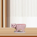 Maxbell Cat Shaped Planter Pot Cactus Cute Kitten Flowerpot for Office Bedroom Table Pink