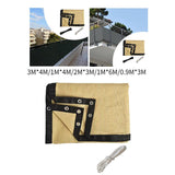 Maxbell Shade Cloth Cover Barn 1M Hole Distance Greenhouse Shade Net Heat Insulation 3mx4m