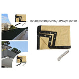 Maxbell Shade Cloth Cover Barn 1M Hole Distance Greenhouse Shade Net Heat Insulation 3mx4m