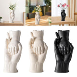 Maxbell Ceramic Vase for Flowers Art Desktop Vase for Housewarming Table Living Room White