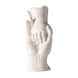 Maxbell Ceramic Vase for Flowers Art Desktop Vase for Housewarming Table Living Room White