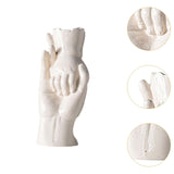 Maxbell Ceramic Vase for Flowers Art Desktop Vase for Housewarming Table Living Room White