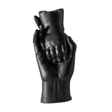 Maxbell Ceramic Vase for Flowers Art Desktop Vase for Housewarming Table Living Room Black