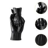 Maxbell Ceramic Vase for Flowers Art Desktop Vase for Housewarming Table Living Room Black