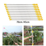 Maxbell 10 Pieces Replacement Sprayer Wand Stainless Steel Agricultural Sprayer Pole 70cm to 130cm