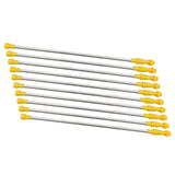 Maxbell 10 Pieces Replacement Sprayer Wand Stainless Steel Agricultural Sprayer Pole 70cm to 130cm