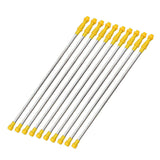 Maxbell 10 Pieces Replacement Sprayer Wand Stainless Steel Agricultural Sprayer Pole 70cm to 130cm