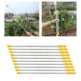 Maxbell 10 Pieces Replacement Sprayer Wand Stainless Steel Agricultural Sprayer Pole 70cm to 130cm