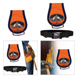 Maxbell Hammer Holder Loop Oxford Cloth Fixed Hammer Holder Carpentry Tool Organizer without Strap Belt