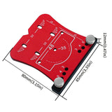 Maxbell 35mm Hinge Hole Opener Woodworking Flexible Hinge Drilling Positioning Plate Red  Drill Bit