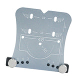 Maxbell 35mm Hinge Hole Opener Woodworking Flexible Hinge Drilling Positioning Plate Silver