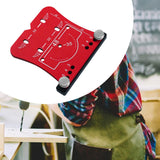 Maxbell 35mm Hinge Hole Opener Woodworking Flexible Hinge Drilling Positioning Plate Red