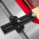 Maxbell Thin Rip Jig Aluminum Alloy Table Saw Accessories Easy Use Woodworking Tools