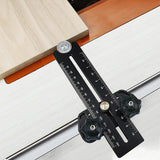 Maxbell Thin Rip Jig Aluminum Alloy Table Saw Accessories Easy Use Woodworking Tools