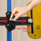 Maxbell Thin Rip Jig Aluminum Alloy Table Saw Accessories Easy Use Woodworking Tools