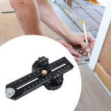 Maxbell Thin Rip Jig Aluminum Alloy Table Saw Accessories Easy Use Woodworking Tools