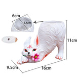 Maxbell Fox Statue Flowerpot Cute Versatile Animal Sculpture for Decorating Entrance