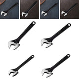 Maxbell Adjustable Wrench Plumber Wrench Large Opening Wrench for Garage Water Pipe 20cm