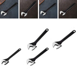 Maxbell Adjustable Wrench Plumber Wrench Large Opening Wrench for Garage Water Pipe 20cm