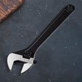 Maxbell Adjustable Wrench Plumber Wrench Large Opening Wrench for Garage Water Pipe 20cm