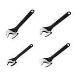 Maxbell Adjustable Wrench Plumber Wrench Large Opening Wrench for Garage Water Pipe 20cm