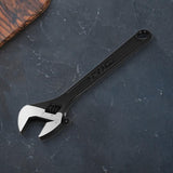Maxbell Adjustable Wrench Plumber Wrench Large Opening Wrench for Garage Water Pipe 15cm