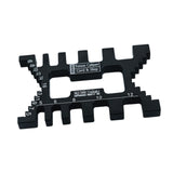 Maxbell Dovetail Jig Metric Scale Tenon Caliper for Measuring Height Gaps Card Gauge