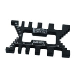 Maxbell Dovetail Jig Metric Scale Tenon Caliper for Measuring Height Gaps Card Gauge