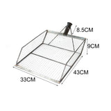 Maxbell Leaking Soil Shovel Mesh Sifting Shovel Sieve Soil Shovel for Hourglass Soil Mesh 1.2cm