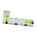 Maxbell L-shaped Bubble Level Ruler Practical for Turntables Office Desktops Cameras