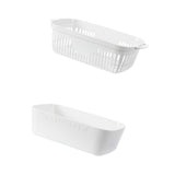 Maxbell Sprouting Tray White Basket Convenient Sprout Dish for Garden Indoor Kitchen