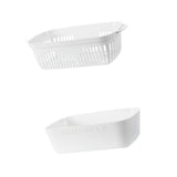 Maxbell Sprouting Tray White Basket Convenient Sprout Dish for Garden Indoor Kitchen