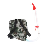 Maxbell Fertilizer Spreader Handheld Corn Vegetables Adjustable Fertilizer Dispenser Red PVC