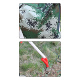 Maxbell Fertilizer Spreader Handheld Corn Vegetables Adjustable Fertilizer Dispenser Red PVC